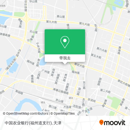 中国农业银行(福州道支行)地图