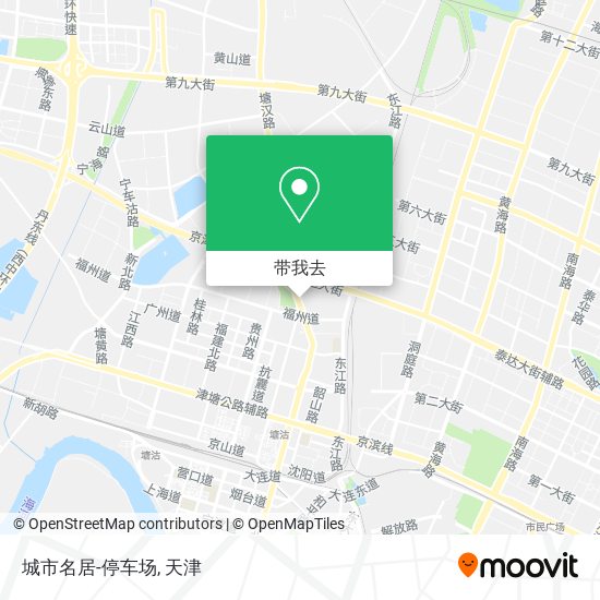 城市名居-停车场地图