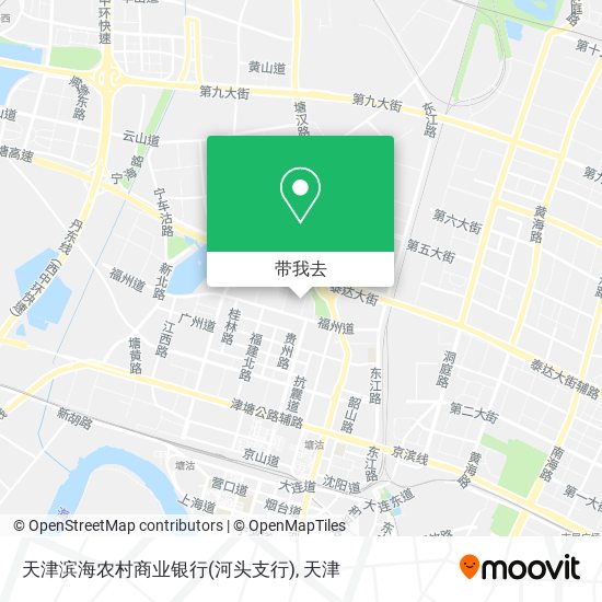 天津滨海农村商业银行(河头支行)地图