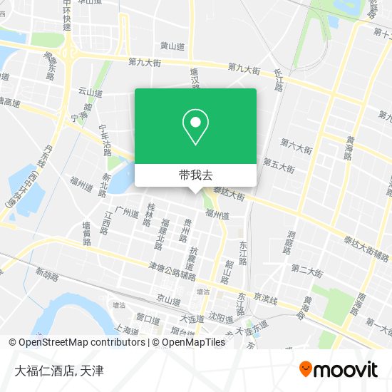 大福仁酒店地图
