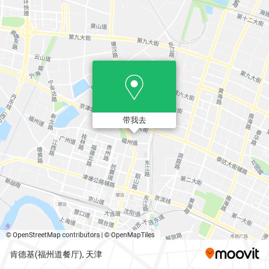 肯德基(福州道餐厅)地图