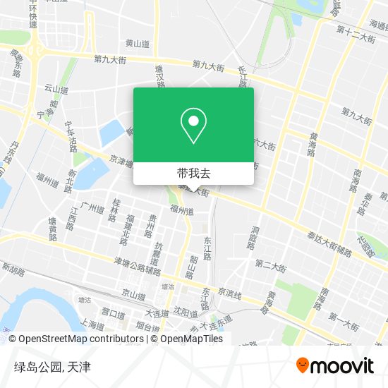 绿岛公园地图