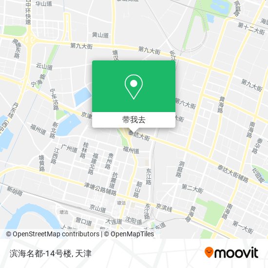 滨海名都-14号楼地图