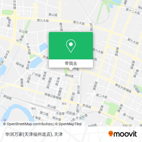 华润万家(天津福州道店)地图