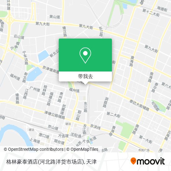 格林豪泰酒店(河北路洋货市场店)地图