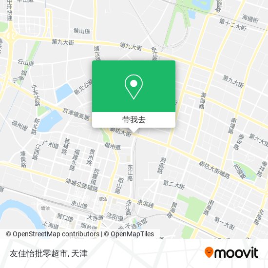 友佳怡批零超市地图