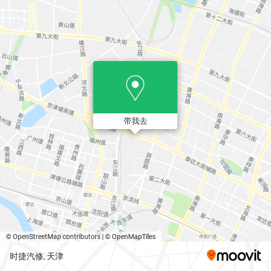 时捷汽修地图