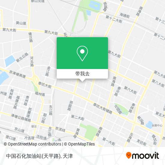 中国石化加油站(天平路)地图