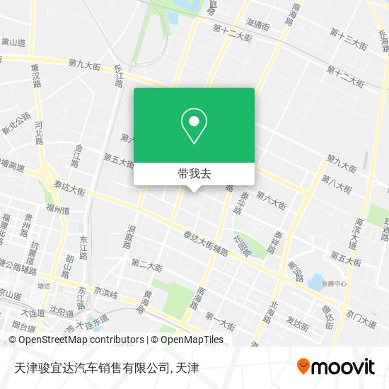 天津骏宜达汽车销售有限公司地图