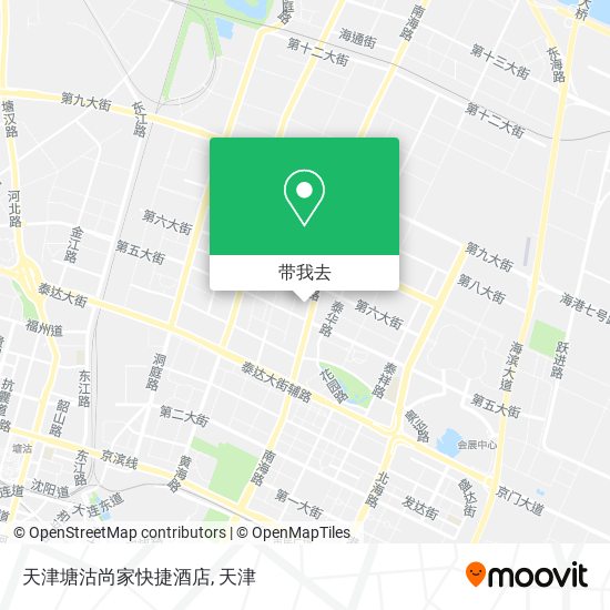 天津塘沽尚家快捷酒店地图