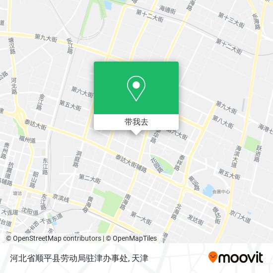 河北省顺平县劳动局驻津办事处地图