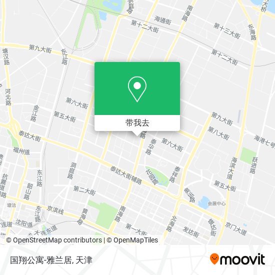 国翔公寓-雅兰居地图