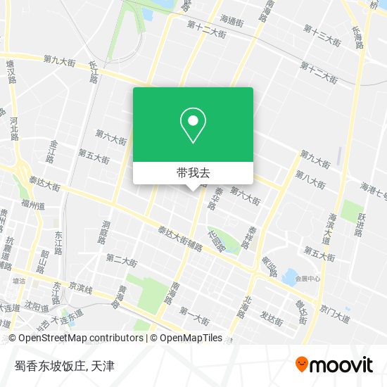 蜀香东坡饭庄地图