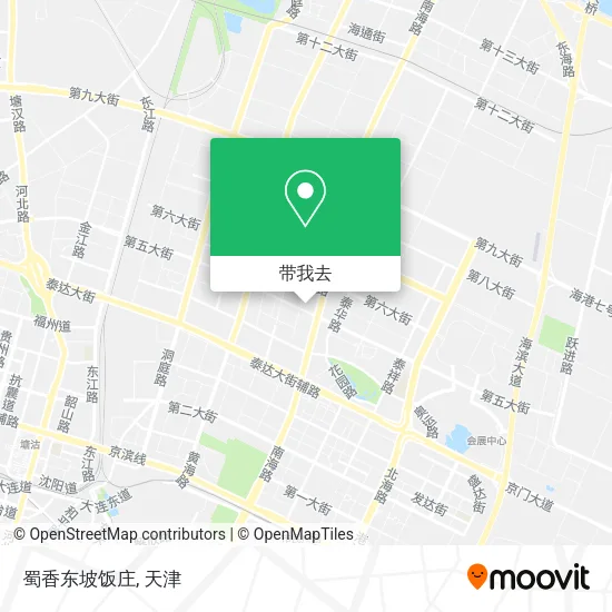 蜀香东坡饭庄地图