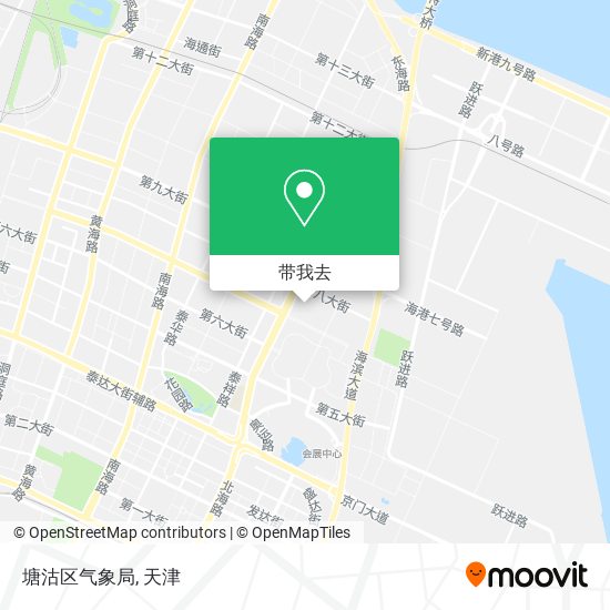 塘沽区气象局地图