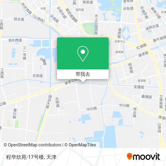 程华欣苑-17号楼地图