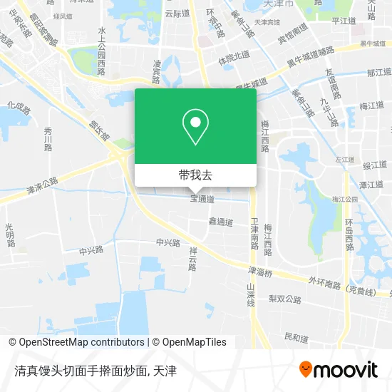 清真馒头切面手擀面炒面地图