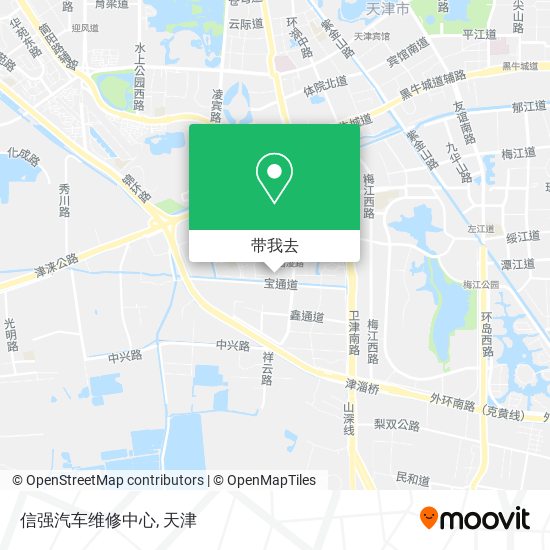 信强汽车维修中心地图