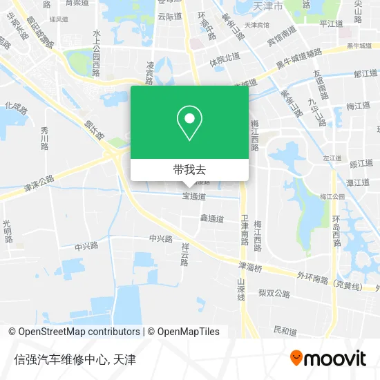 信强汽车维修中心地图