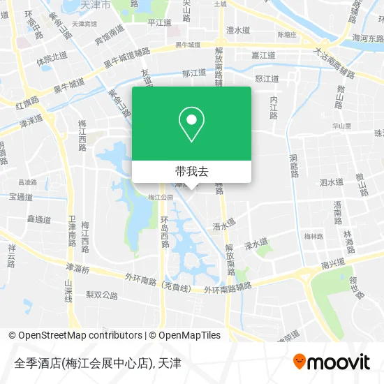 全季酒店(梅江会展中心店)地图