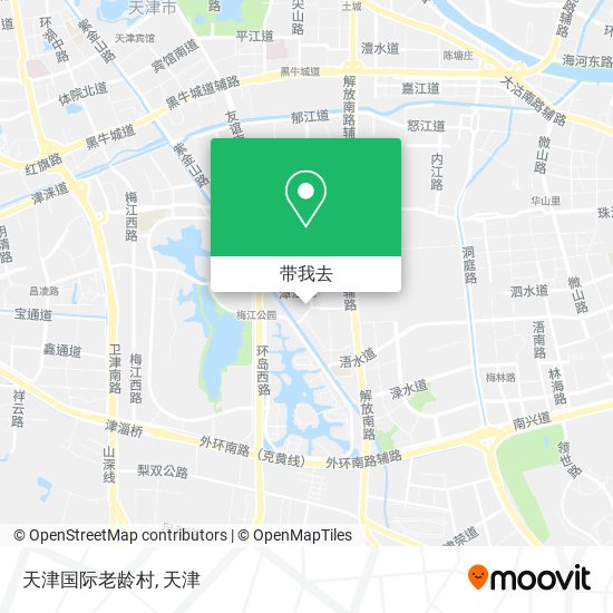 天津国际老龄村地图