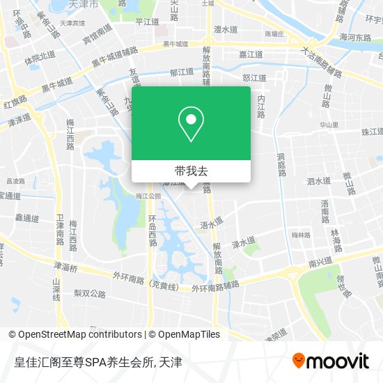 皇佳汇阁至尊SPA养生会所地图