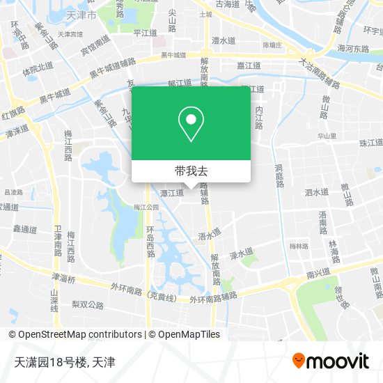 天潇园18号楼地图