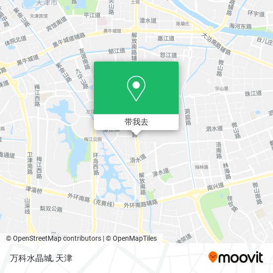 万科水晶城地图