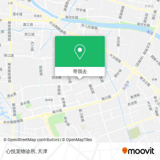 心悦宠物诊所地图