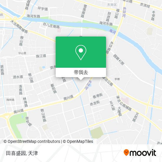 田喜盛园地图