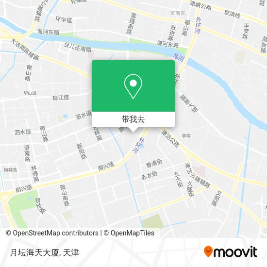 月坛海天大厦地图