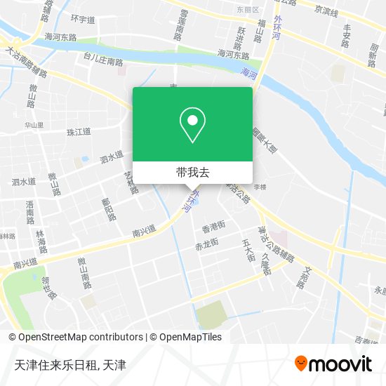 天津住来乐日租地图