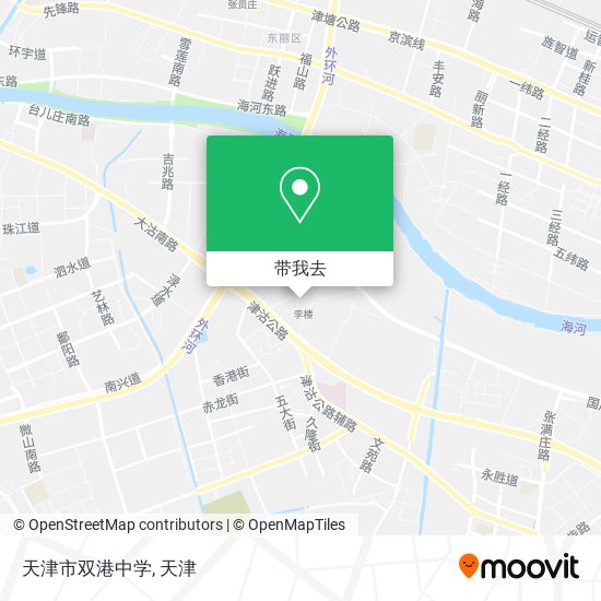 天津市双港中学地图