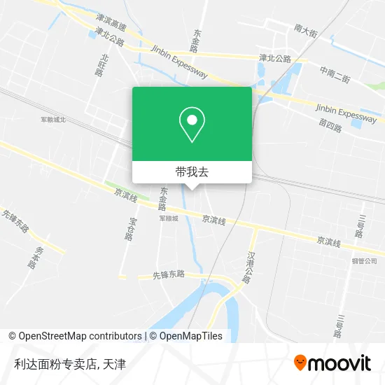 利达面粉专卖店地图