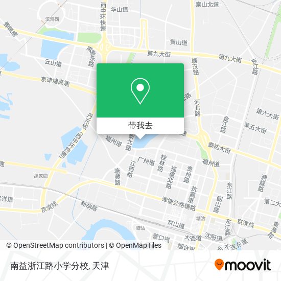 南益浙江路小学分校地图