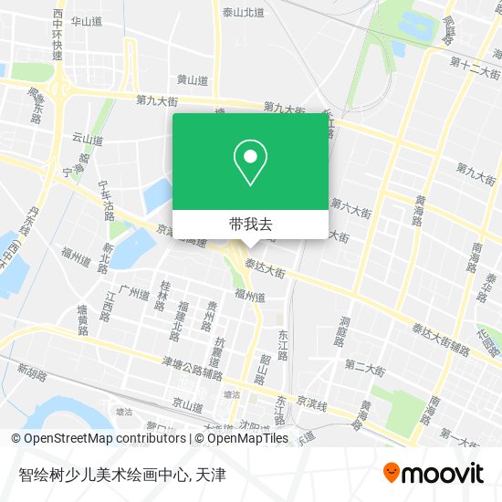智绘树少儿美术绘画中心地图