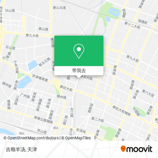 吉顺羊汤地图
