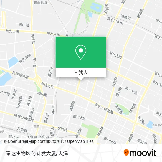 泰达生物医药研发大厦地图