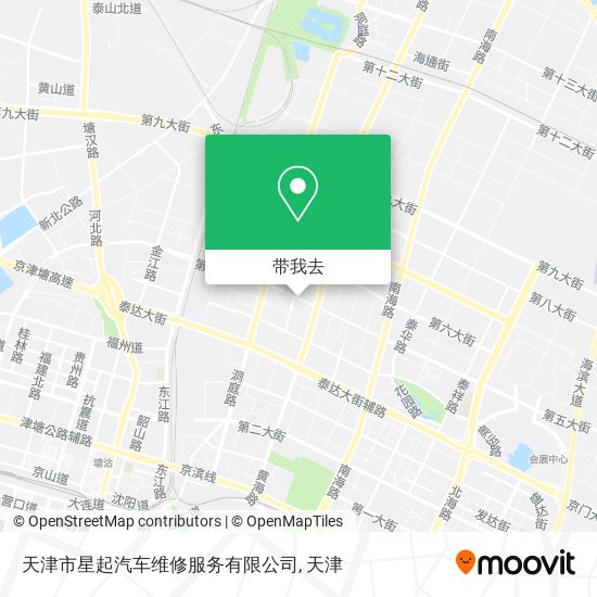 天津市星起汽车维修服务有限公司地图