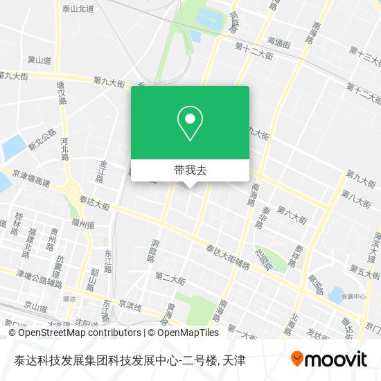 泰达科技发展集团科技发展中心-二号楼地图