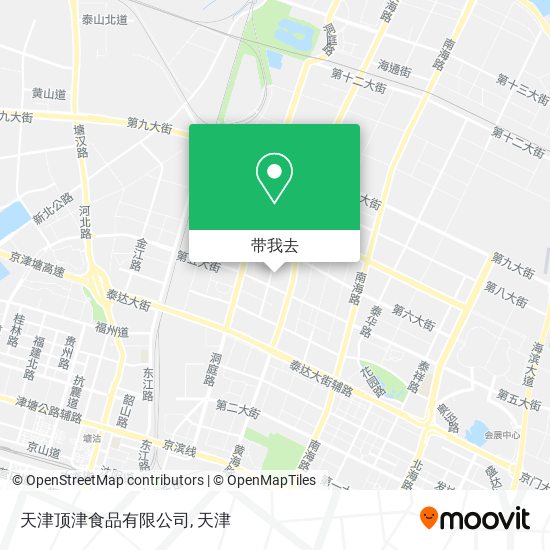 天津顶津食品有限公司地图