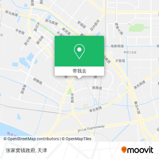 张家窝镇政府地图