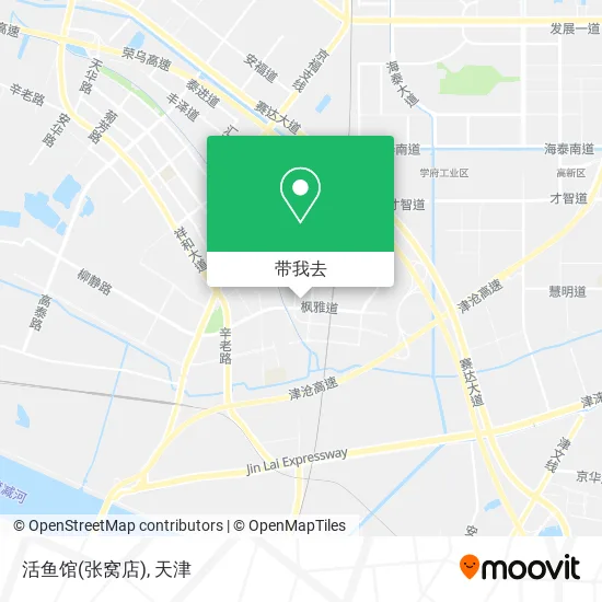 活鱼馆(张窝店)地图