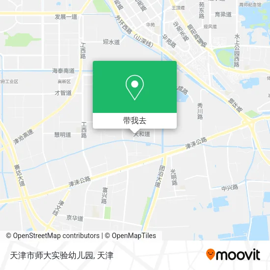 天津市师大实验幼儿园地图
