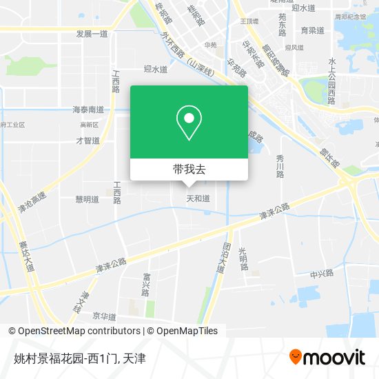 姚村景福花园-西1门地图