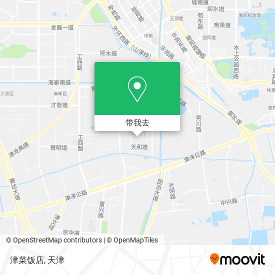 津菜饭店地图