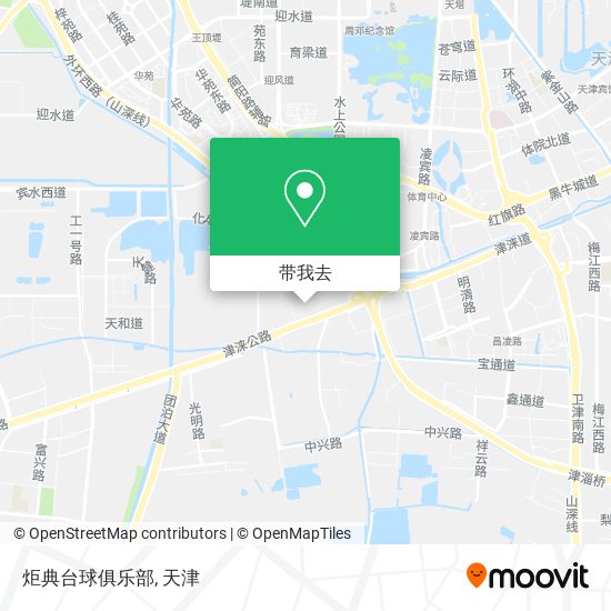炬典台球俱乐部地图