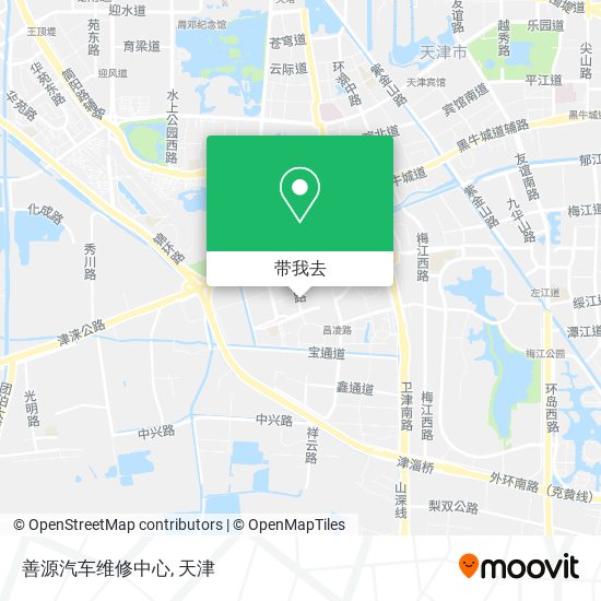 善源汽车维修中心地图