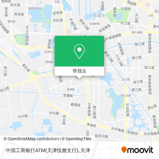 中国工商银行ATM(天津悦雅支行)地图
