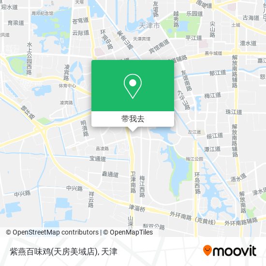 紫燕百味鸡(天房美域店)地图
